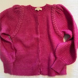Sezane Pink Cardigan Jumper